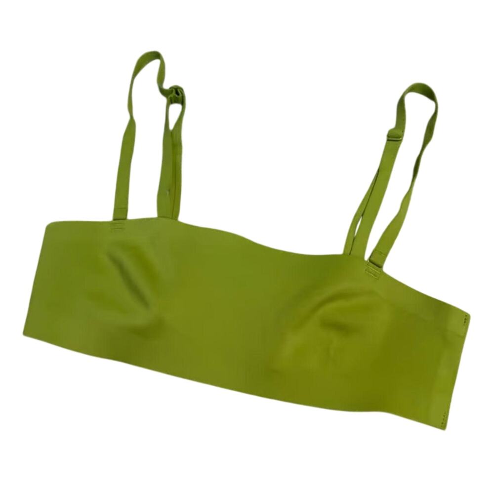 Free People Intimately Lime Green Andi Square Neck Seamless Bralette Top Size XS